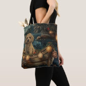 Havanezer Kerstmis Feestelijke Reis Tote Bag (Dichtbij)