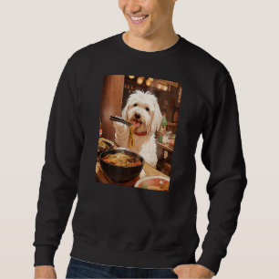 Havanezer Ramen Funny Dog Japans eten Trui
