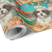 Havanezer Vakantie Bakken: Feestelijke Kerst Cadeaupapier (Rol Hoek)