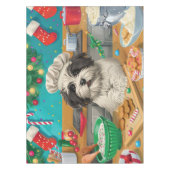 Havanezer Vakantie Bakken: Feestelijke Kerst Tafelkleed (Voorkant)