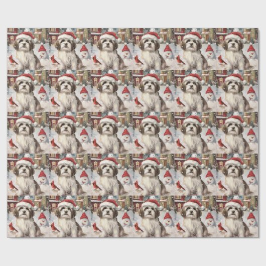 Havanezer Winter Wonderland Christmas Joy Cadeaupapier (Vlak)