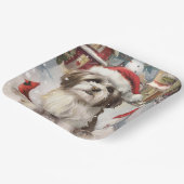 Havanezer Winter Wonderland Christmas Joy Papieren Bordje (Gebogen)