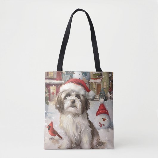 Havanezer Winter Wonderland Christmas Joy Tote Bag (Voorkant)