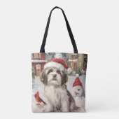 Havanezer Winter Wonderland Christmas Joy Tote Bag (Achterkant)