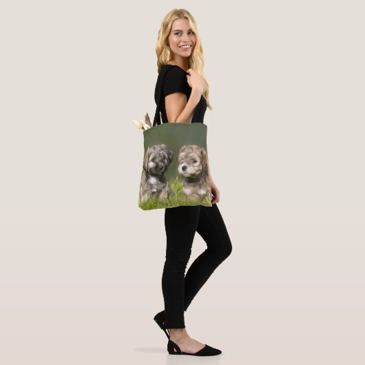 Havanse Puppies Tote Bag (Op model)