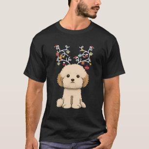 Havapoo Hondenliefhebber rendieren gewei bijpassen T-shirt