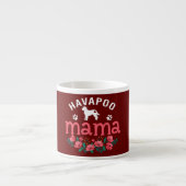 Havapoo Mama Gifts Womens Mam Havapoo Hondenliefhe Espresso Kop (Voorkant)