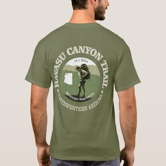 Havasu Canyon Trail (O) T-shirt (Achterkant)
