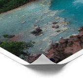 Havasu Falls Arizona Reisposter Poster (Hoek)
