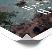 Havasu Falls Arizona Reisposter Poster (Hoek)