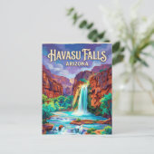 Havasu Falls USA Briefkaart (Staand voorkant)