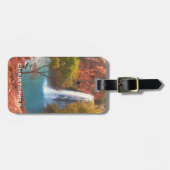Havasu Falls Waterfall Arizona Southwest Name Bag Bagagelabel (Voorkant horizontaal)
