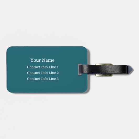 Havasu Falls Waterfall Arizona Southwest Name Bag Bagagelabel (Achterkant horizontaal)