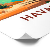 Havasu Herfsten Arizona Reisprint Poster (Hoek)