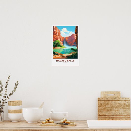 Havasu Herfsten Arizona Reisprint Poster (Keuken)