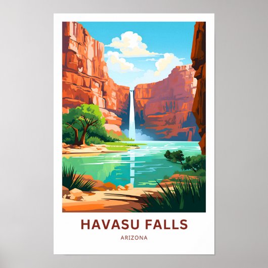 Havasu Herfsten Arizona Reisprint Poster (Voorkant)