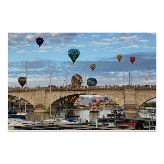 Havasu Hot Air Balloon Festival 2026 Perfect Poster (Voorkant)