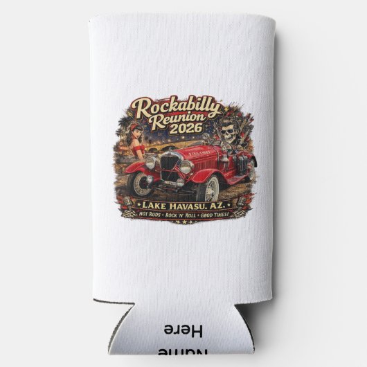 Havasu Rockabilly Reunion 2026  Seltzer Blikjeskoeler (Achterkant)