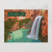 Havasupai Indian Reservation Arizona Mooney Herfst Briefkaart (Voorkant)
