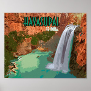 Havasupai Indian Reservation Arizona Mooney Herfst Poster