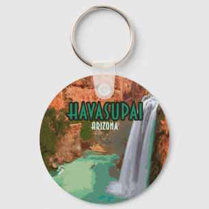Havasupai Indian Reservation Arizona Mooney Herfst Sleutelhanger
