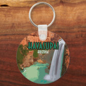 Havasupai Indian Reservation Arizona Mooney Herfst Sleutelhanger (Voorkant)