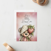 Have a BERRY Happy Easter Notitiekaartje (Voorkant / Achterkant in situ)