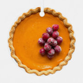 Have a Berry Nice Christmas | Pumpkin Pie Metalen Ornament (Voorkant)