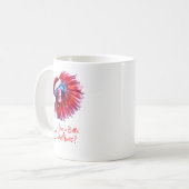 Have a Betta Christmas Funny Santa Fish Lover Pun  Koffiemok (Voorkant links)