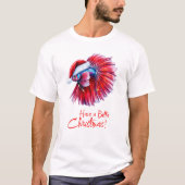 Have a Betta Christmas Funny Santa Fish Lover Pun T-shirt (Voorkant)
