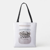 Have a Blessed Friday – Arabic Thuluth Calligraphy Tote Bag (Achterkant)