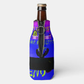 Have a Blessed Merry Christmas - Een feestelijke d Flesjeskoeler (Fles Achterkant)