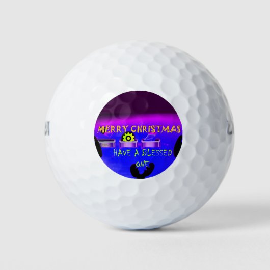 Have a Blessed Merry Christmas - Een feestelijke d Golfballen (Voorkant)