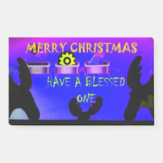 Have a Blessed Merry Christmas - Een feestelijke d Post-it® Notes (Voorkant)