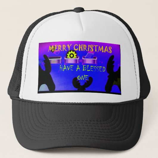 Have a Blessed Merry Christmas - Een feestelijke d Trucker Pet (Voorkant)
