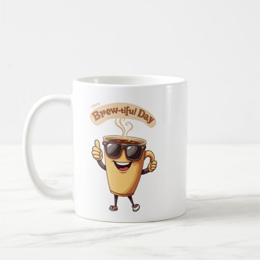 "Have a Brew-tiful Day" Coffee Mug Koffiemok (Links)