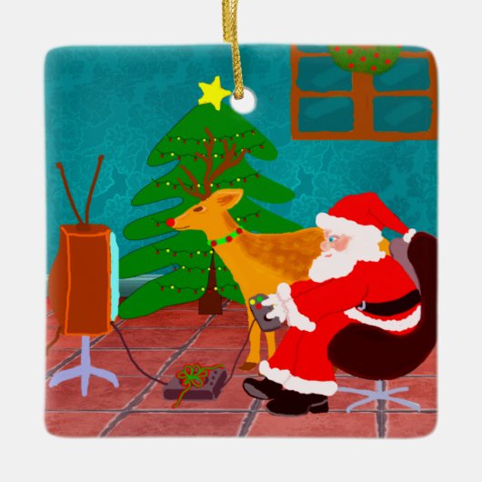 Have A Chill Christmas Keramisch Ornament (Voorkant)