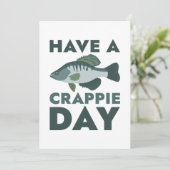 Have A Crappie Day Bedankkaart (Staand voorkant)