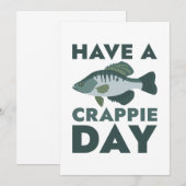 Have A Crappie Day Bedankkaart (Voorkant / Achterkant)