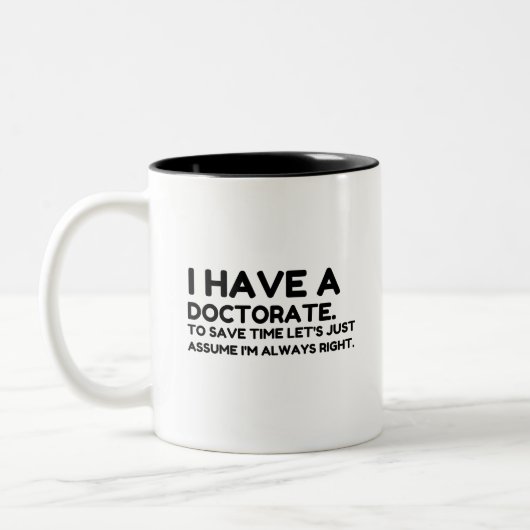 HAVE A DOCTORATE IN SAVING TIME TWEEKLEURIGE KOFFIEMOK (Links)