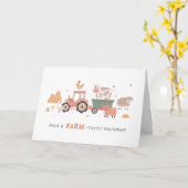 Have a Farm-Tastic Birthday Kaart (Gele Bloem)
