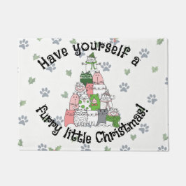 Have a furry little Christmas Deurmat