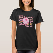 Have A Good Day Pink Smile Face Preppy Aesthetic T T-shirt (Voorkant)