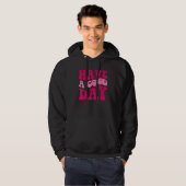 Have A Good Day Retro Men Women Kids Smile Face Po Hoodie (Voorkant volledig)