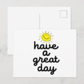 have a great day briefkaart (Voorkant / Achterkant)