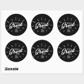 Have A Great Day Sticker (Black) (Vel)