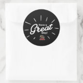 Have A Great Day Sticker (Black) (Tas)