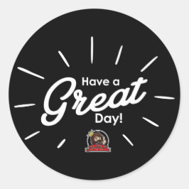 Have A Great Day Sticker (Black)