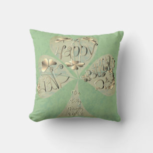 "Have a Happy St. Patrick's Day" Handgeschreven Kussen