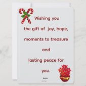 Have a Holly Jolly Christmas  Feestdagenkaart (Achterkant)